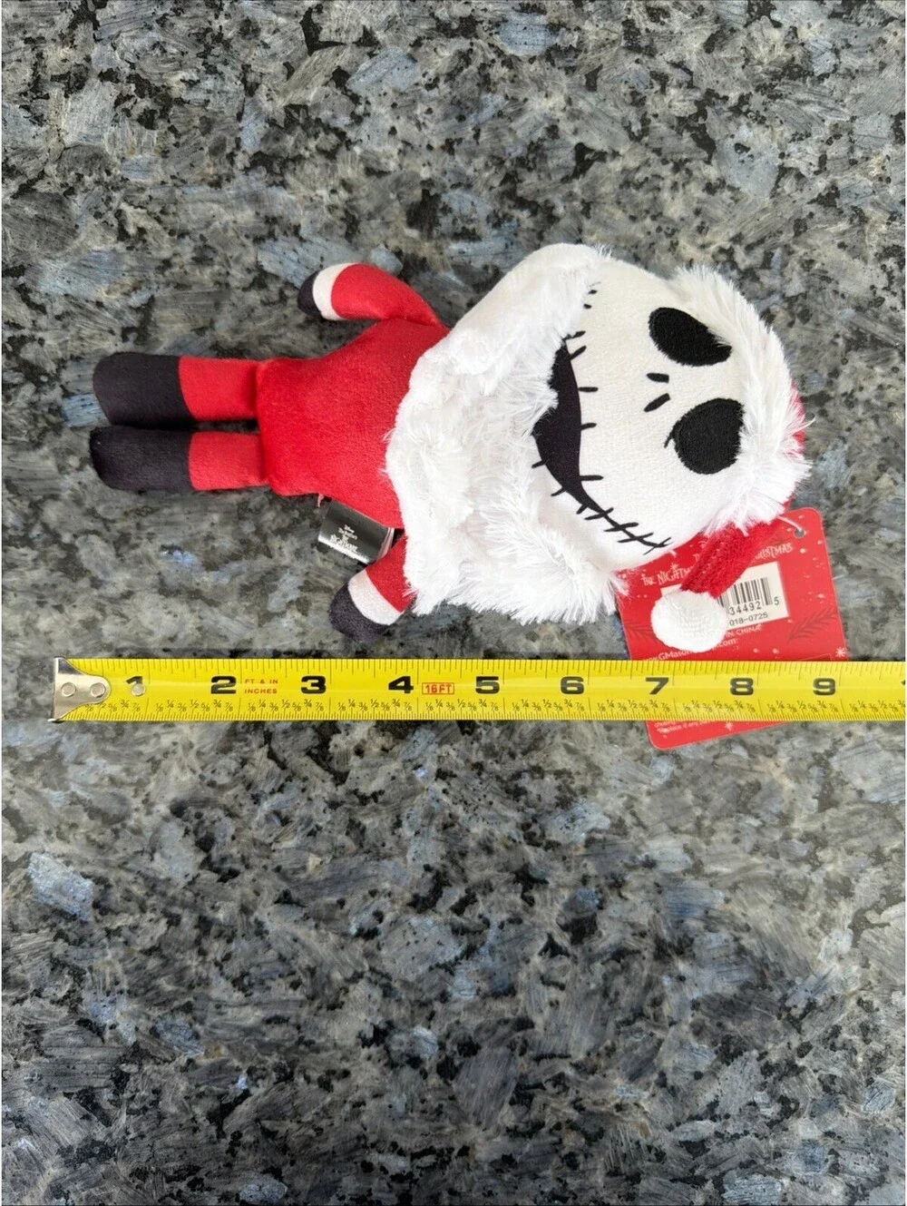 Disney's Nightmare Before Christmas Jack Skellington Squeaky & Plush Dog Toy